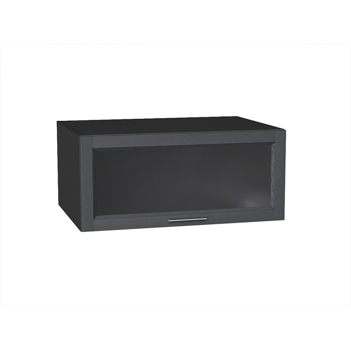 Шкаф верхний горизонтальный остекленный глубокий Сканди