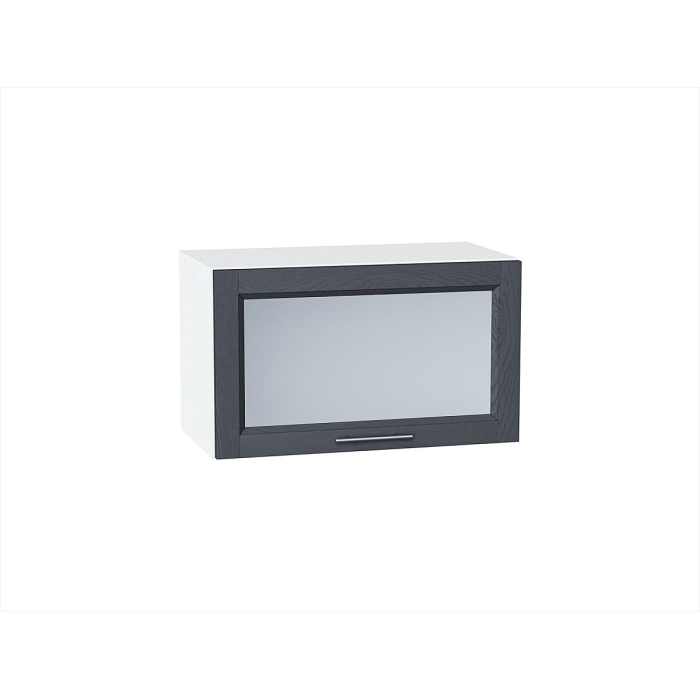 Шкаф верхний горизонтальный остекленный Сканди