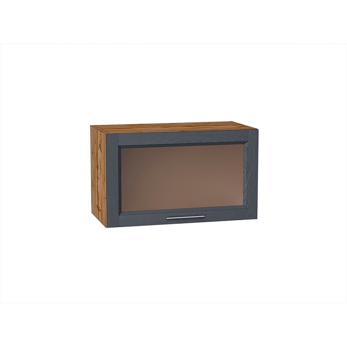 Шкаф верхний горизонтальный остекленный Сканди