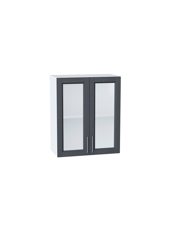 Шкаф верхний с 2-мя остекленными дверцами Сканди