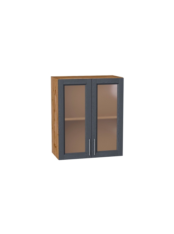 Шкаф верхний с 2-мя остекленными дверцами Сканди