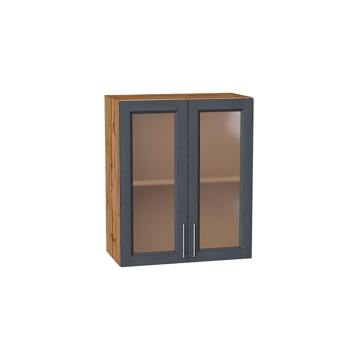 Шкаф верхний с 2-мя остекленными дверцами Сканди