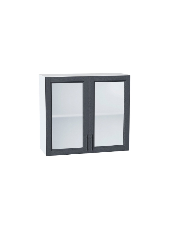 Шкаф верхний с 2-мя остекленными дверцами Сканди