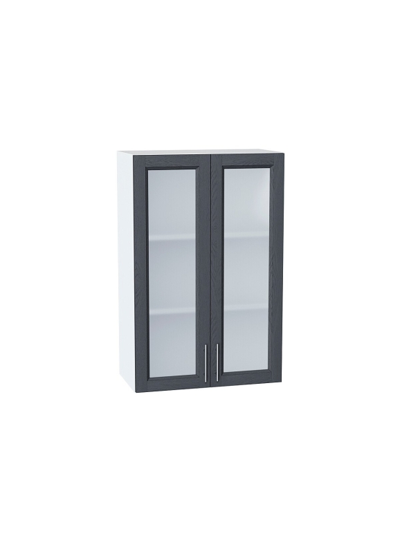 Шкаф верхний с 2-мя остекленными дверцами Сканди