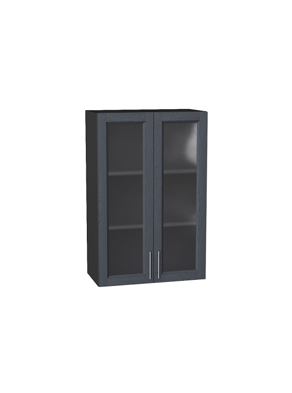 Шкаф верхний с 2-мя остекленными дверцами Сканди