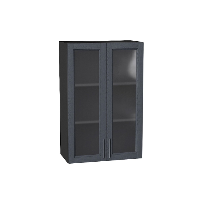 Шкаф верхний с 2-мя остекленными дверцами Сканди