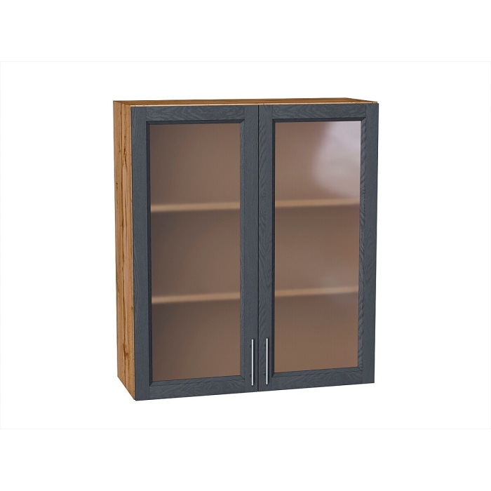 Шкаф верхний с 2-мя остекленными дверцами Сканди