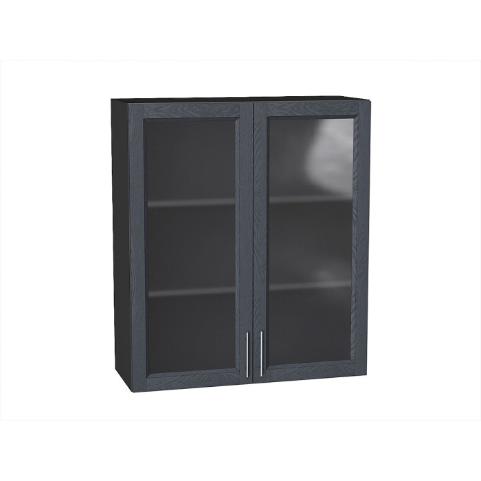 Шкаф верхний с 2-мя остекленными дверцами Сканди