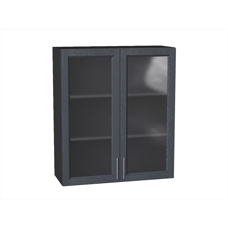 Шкаф верхний с 2-мя остекленными дверцами Сканди