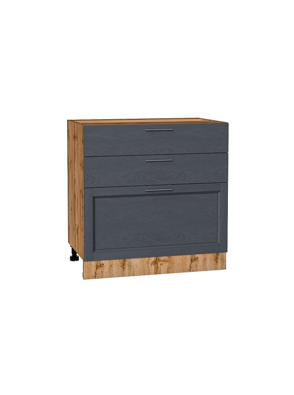 Шкаф нижний с 3-мя ящиками Сканди