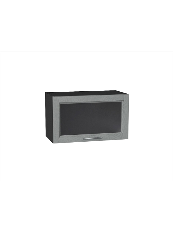 Шкаф верхний горизонтальный остекленный Сканди