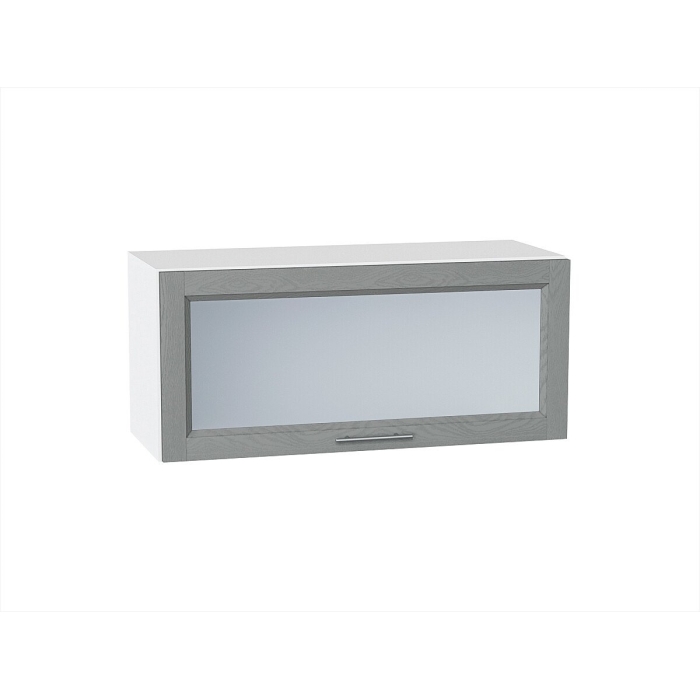 Шкаф верхний горизонтальный остекленный Сканди