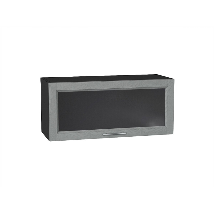 Шкаф верхний горизонтальный остекленный Сканди