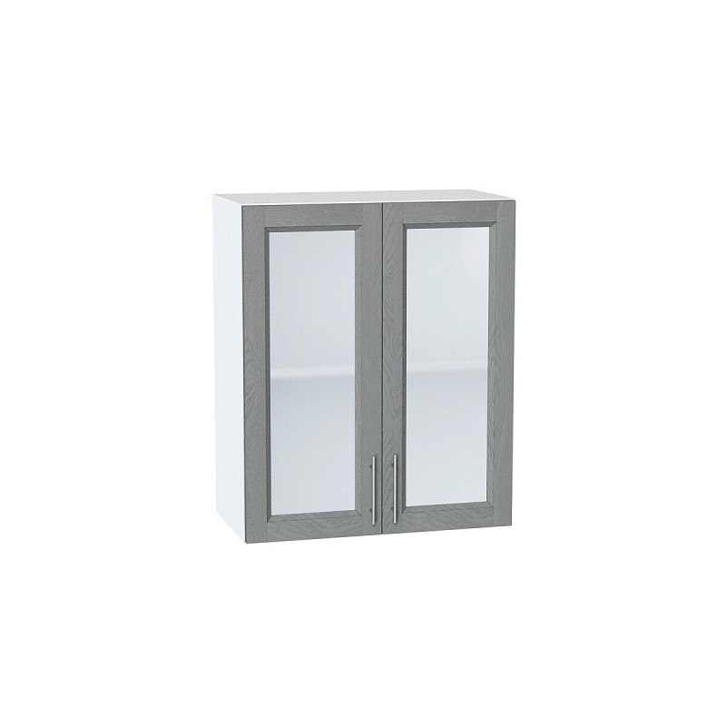 Шкаф верхний с 2-мя остекленными дверцами Сканди