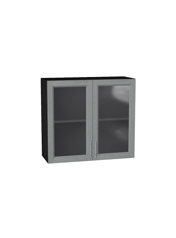 Шкаф верхний с 2-мя остекленными дверцами Сканди