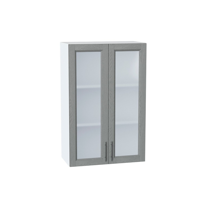 Шкаф верхний с 2-мя остекленными дверцами Сканди