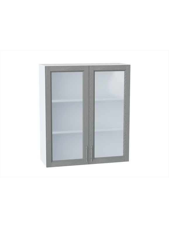 Шкаф верхний с 2-мя остекленными дверцами Сканди