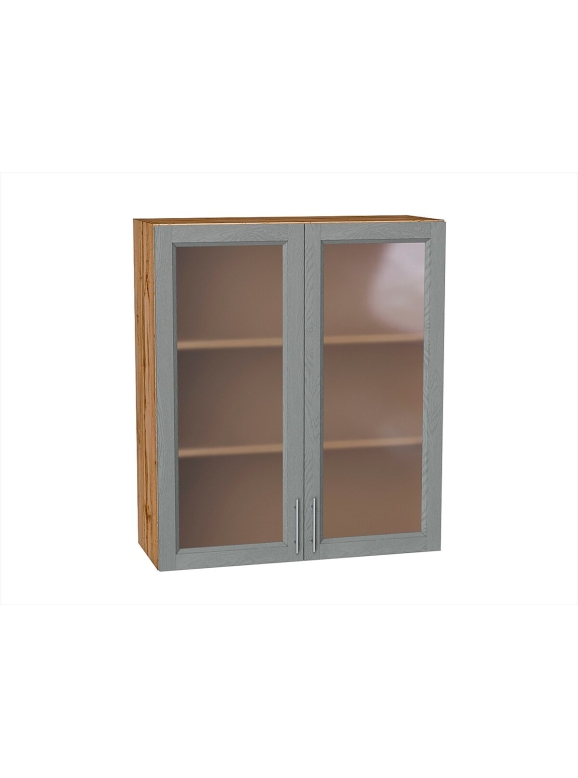 Шкаф верхний с 2-мя остекленными дверцами Сканди