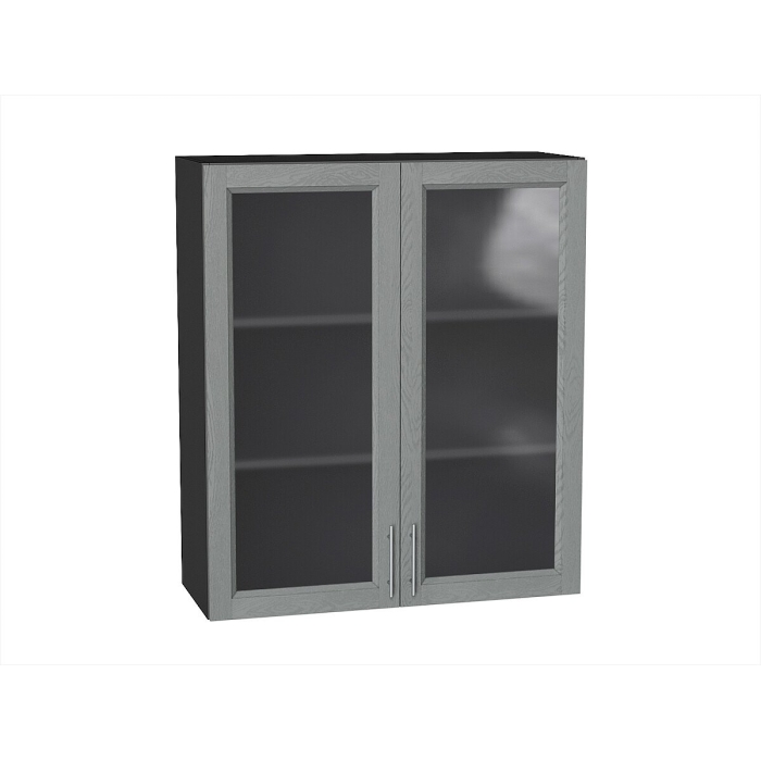 Шкаф верхний с 2-мя остекленными дверцами Сканди