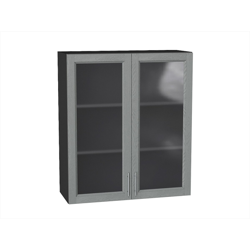 Шкаф верхний с 2-мя остекленными дверцами Сканди