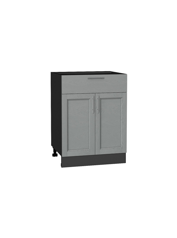 Шкаф нижний с 2-мя дверцами и ящиком Сканди