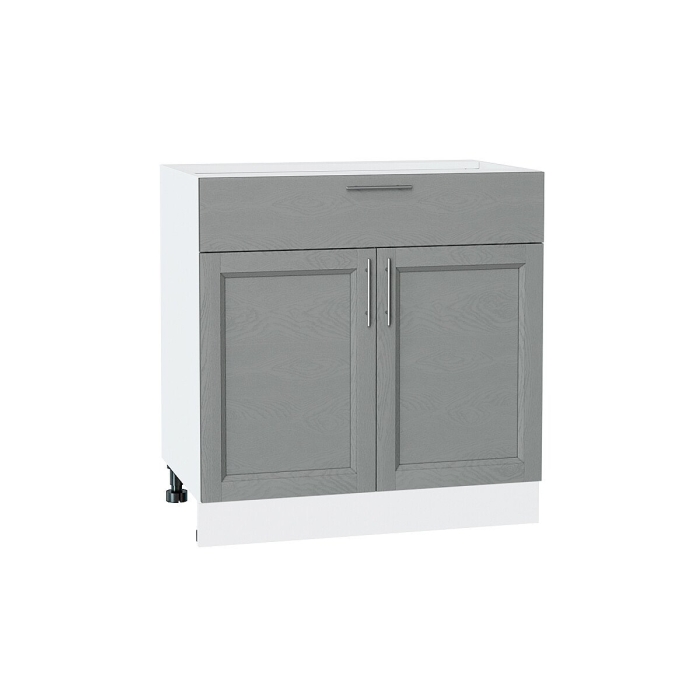 Шкаф нижний с 2-мя дверцами и ящиком Сканди