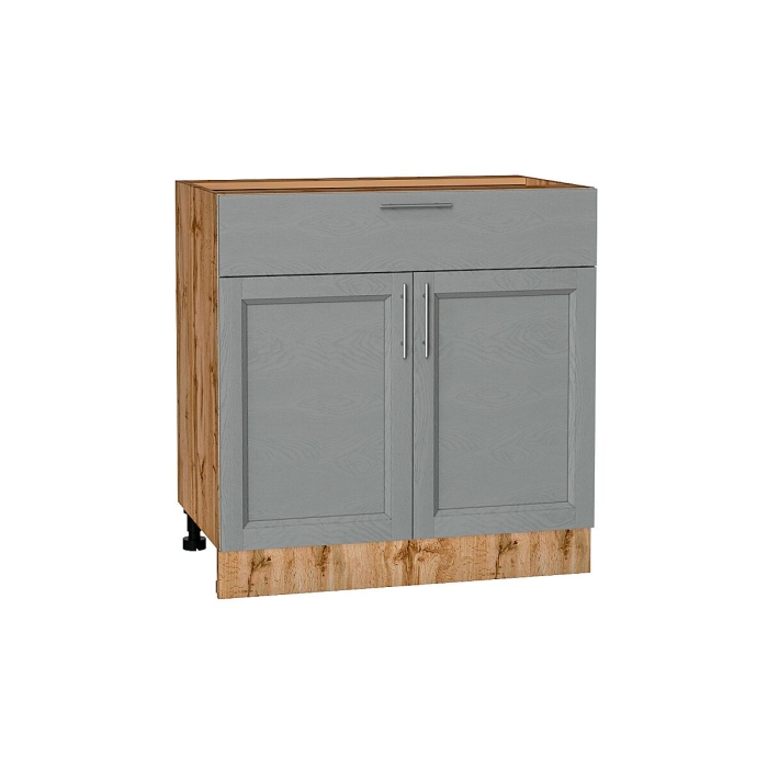 Шкаф нижний с 2-мя дверцами и ящиком Сканди