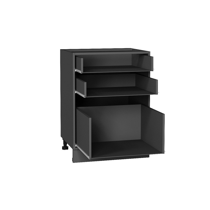 Каркас нижнего шкафа с 3-мя ящиками Н 603