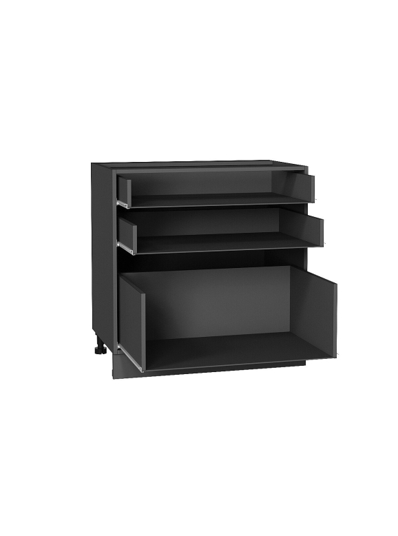 Каркас нижнего шкафа с 3-мя ящиками Н 803