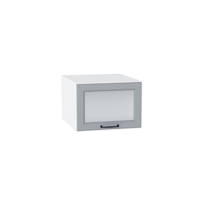 Шкаф верхний горизонтальный остекленный глубокий Ницца