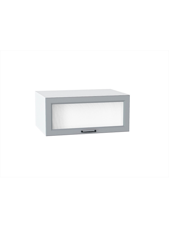 Шкаф верхний горизонтальный остекленный глубокий Ницца