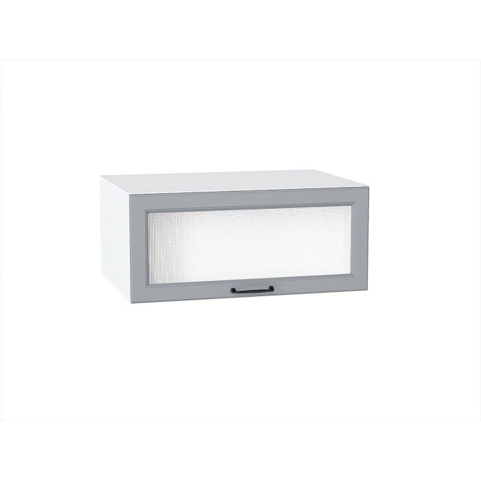 Шкаф верхний горизонтальный остекленный глубокий Ницца