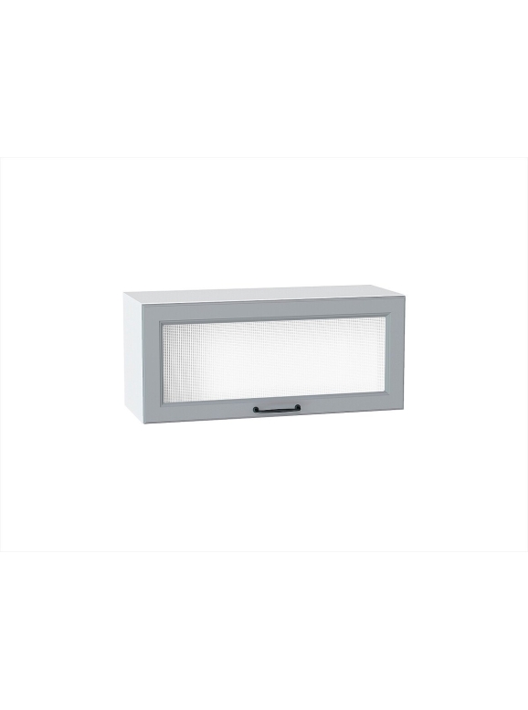 Шкаф верхний горизонтальный остекленный Ницца