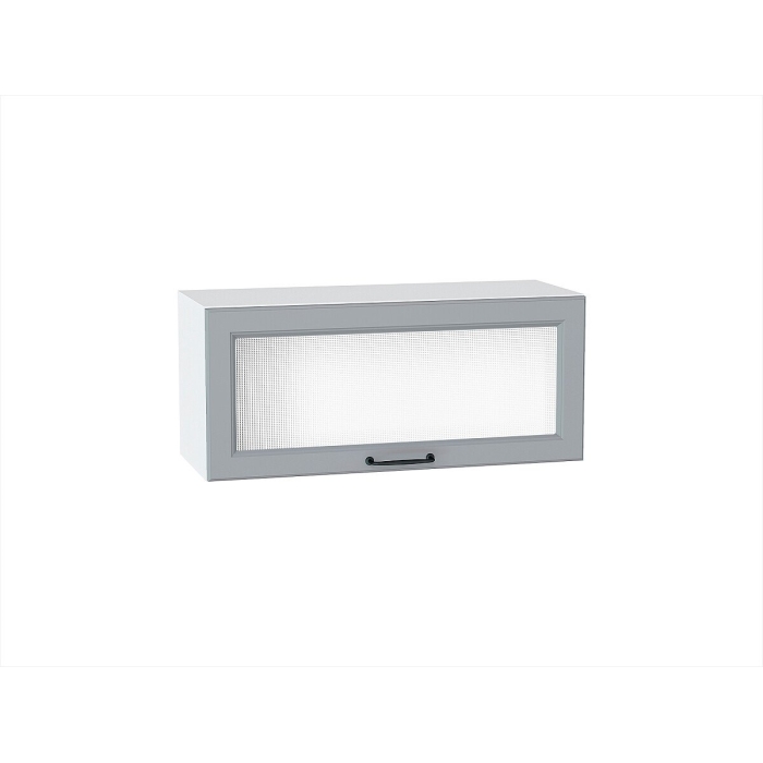 Шкаф верхний горизонтальный остекленный Ницца