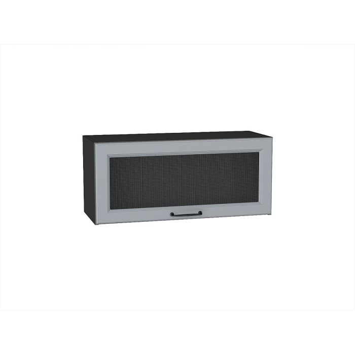 Шкаф верхний горизонтальный остекленный Ницца