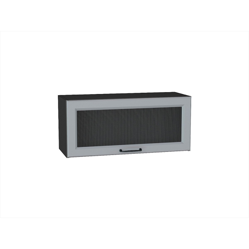 Шкаф верхний горизонтальный остекленный Ницца