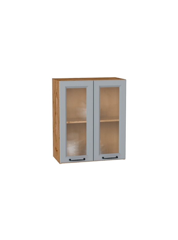 Шкаф верхний с 2-мя остекленными дверцами Ницца