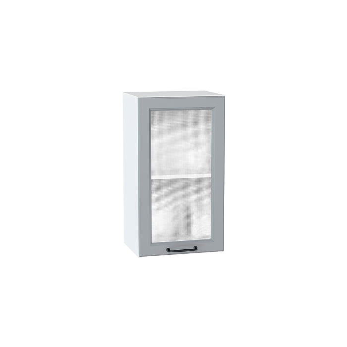 Шкаф верхний с 1-ой остекленной дверцей Ницца