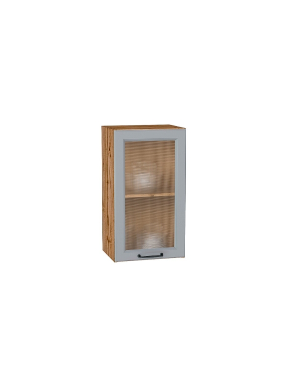 Шкаф верхний с 1-ой остекленной дверцей Ницца