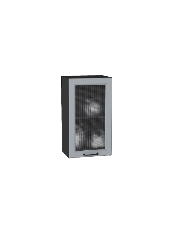 Шкаф верхний с 1-ой остекленной дверцей Ницца