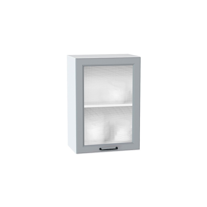 Шкаф верхний с 1-ой остекленной дверцей Ницца