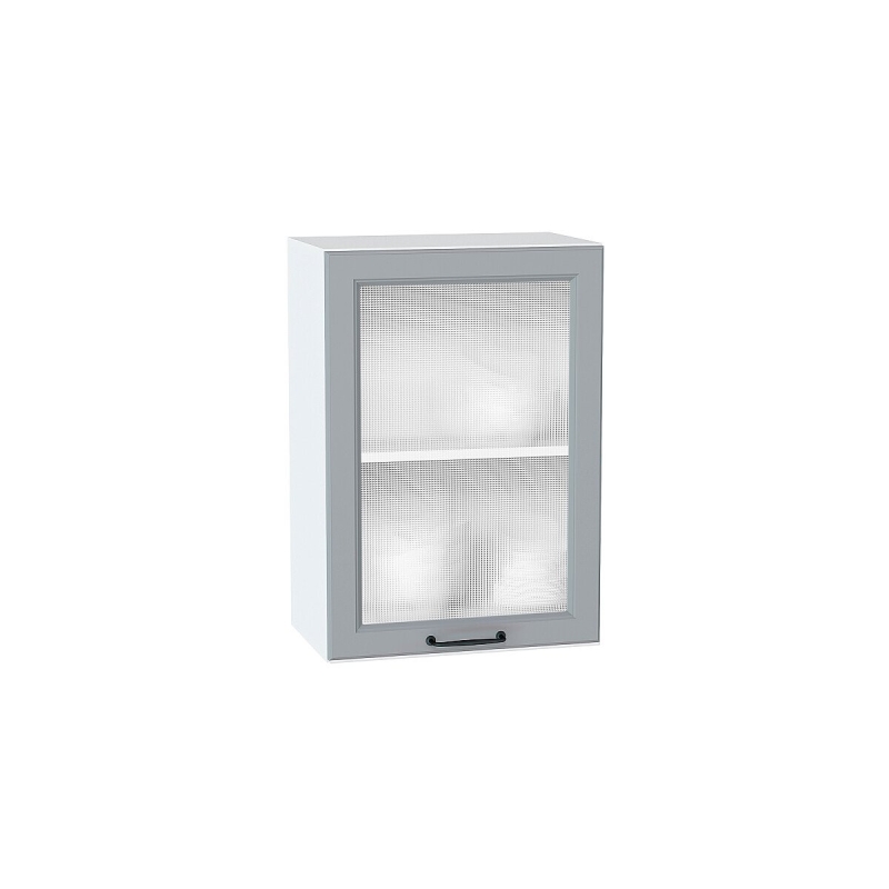 Шкаф верхний с 1-ой остекленной дверцей Ницца