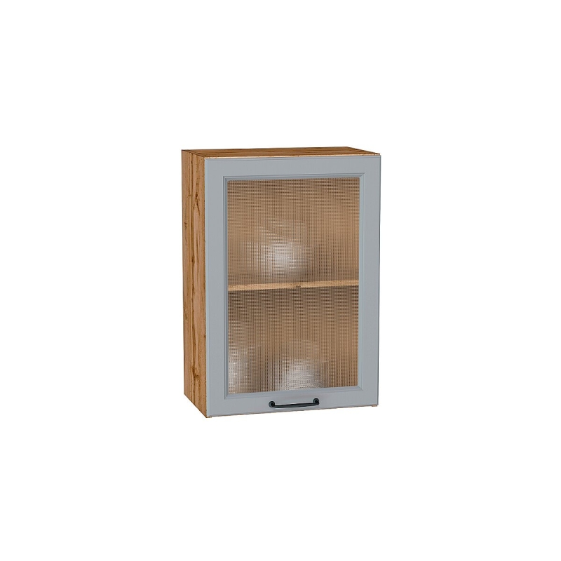 Шкаф верхний с 1-ой остекленной дверцей Ницца