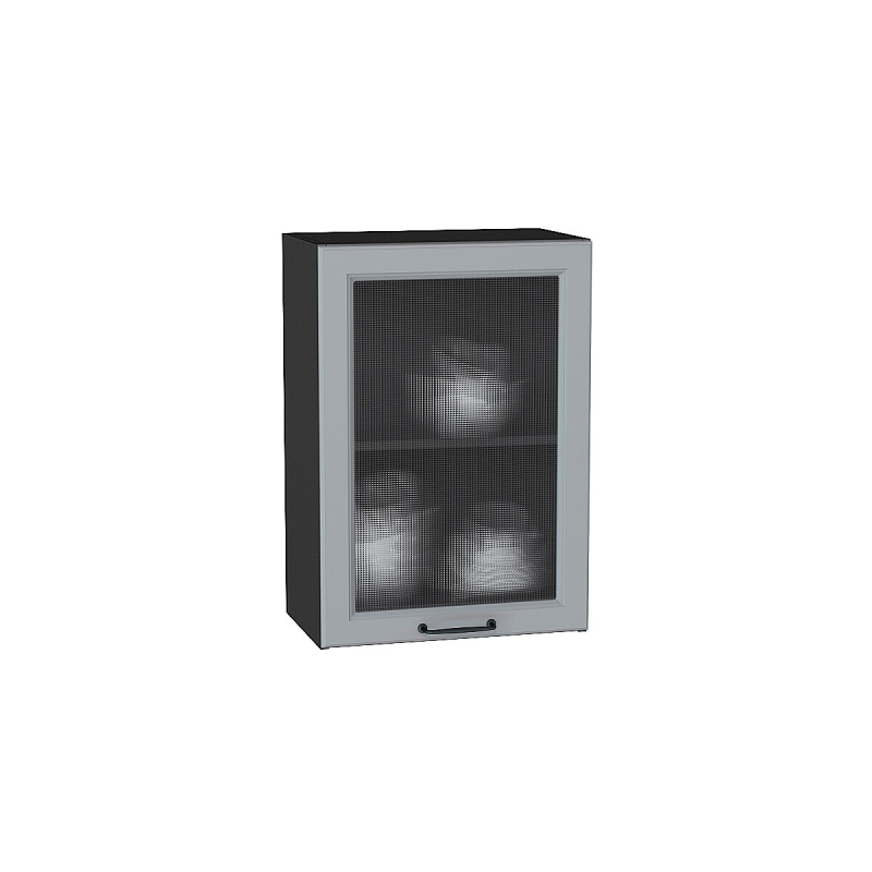 Шкаф верхний с 1-ой остекленной дверцей Ницца