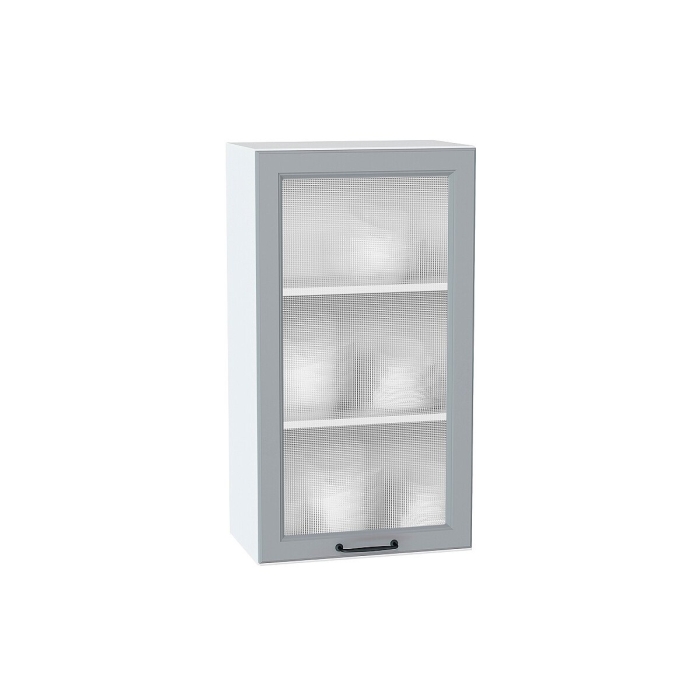 Шкаф верхний с 1-ой остекленной дверцей Ницца