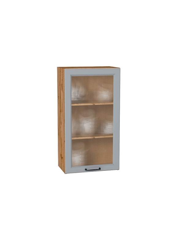 Шкаф верхний с 1-ой остекленной дверцей Ницца