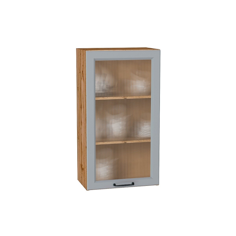 Шкаф верхний с 1-ой остекленной дверцей Ницца