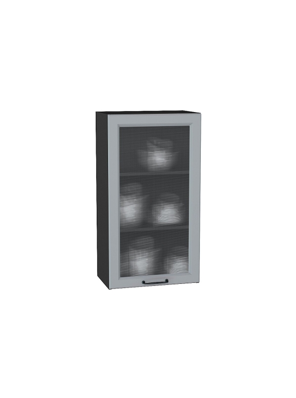 Шкаф верхний с 1-ой остекленной дверцей Ницца