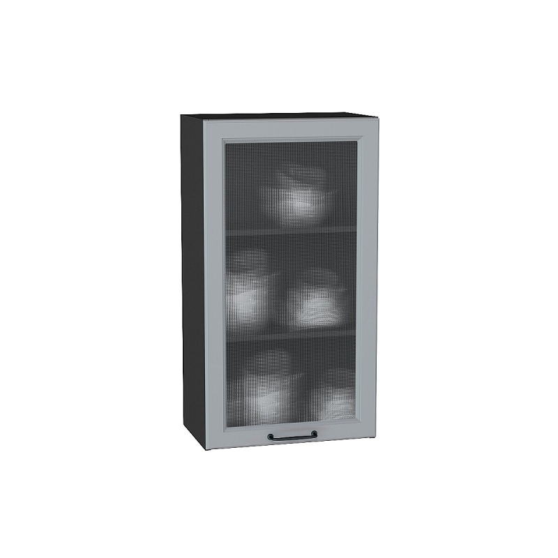 Шкаф верхний с 1-ой остекленной дверцей Ницца