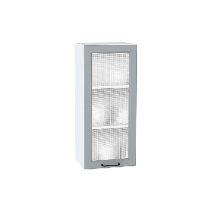 Шкаф верхний с 1-ой остекленной дверцей Ницца